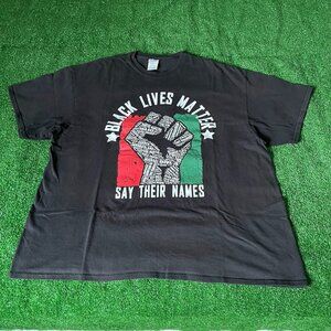 Delta Pro Short Sleeve Civil Rights Support Black Lives Matter T-Shirt Size 2XL